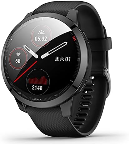AWADUO For Garmin Venu 2 TPU Protective Case Cover, Smartwatch Protective Case Cover Shell For Garmin Venu 2/ Vivoactive 4, Soft And Durable(TPU Black)