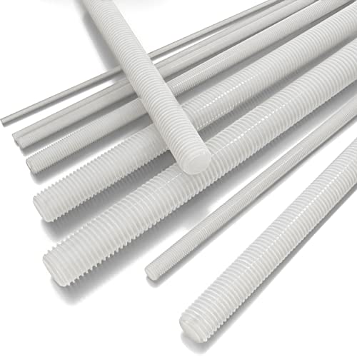 Varillas roscadas de plástico DIN 976. Material: nailon/poliamida (nailon, 0,2 m x M5).