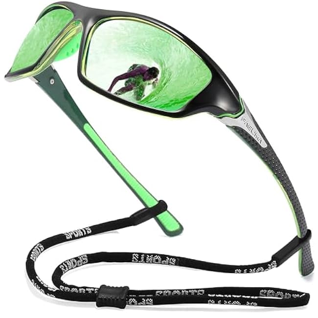 FAGUMA Sports Polarized Sunglasses For Men Cycling Driving Fishing UV400 Protection