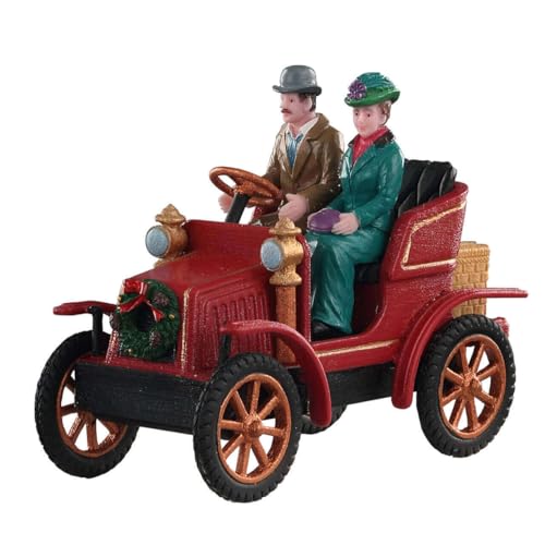 Lemax 93426 Christmas Village First Car In Town