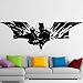 LING YUN Co,Ltd Sticker Mural Batman Dark Knight Super-Héros Vinyle Autocollant Décoration Murale Amovible Autocollant Étanche 36 * 100Cm