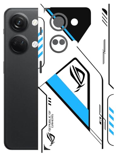 Image of AtOdds - Full Body Back Screen Guard Protector Film - Lamination Wrap Skin Sticker Compatible with ONEPLUS NORD 3 (5G) | Scratchproof Matte Finish (RogBlue)