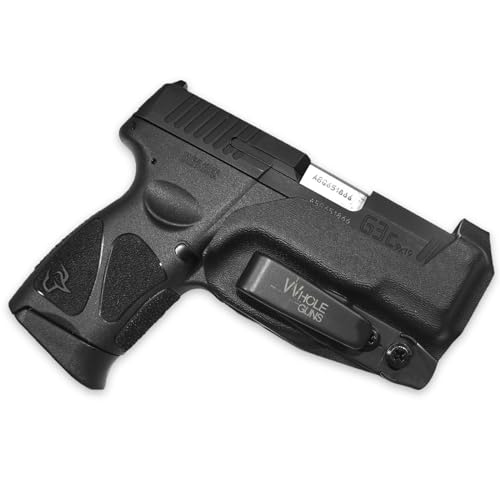 IWB Extra Low Profile Thong - Inside The Waistband Holster - fits Taurus G3C/G2C (Black, Right)