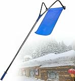 Ganzjahres-Dachreiniger-Rechen – entfernt Schnee, Blätter und Schmutz für ganzjährige Grundstückspflege