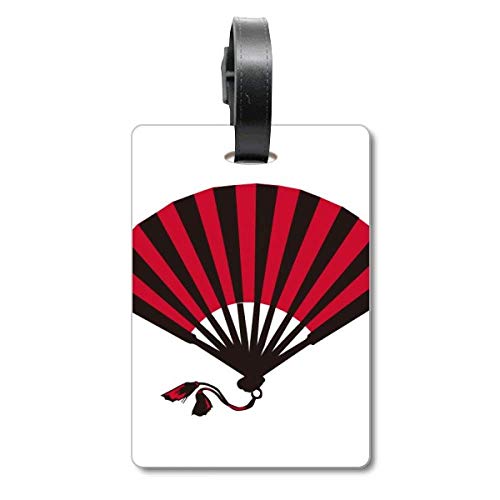 Étiquette Japonaise Rouge et Noir : Ne Perdez Plus Votre Valise de Voyage