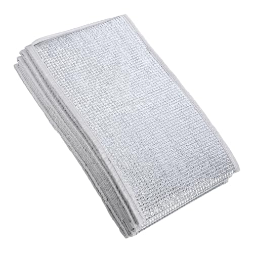 BESPORTBLE Paquete de 5 Protectores de Suelo para Macetas Protector de Plantas de Jardín Cubierta de Papel de Aluminio para Exteriores