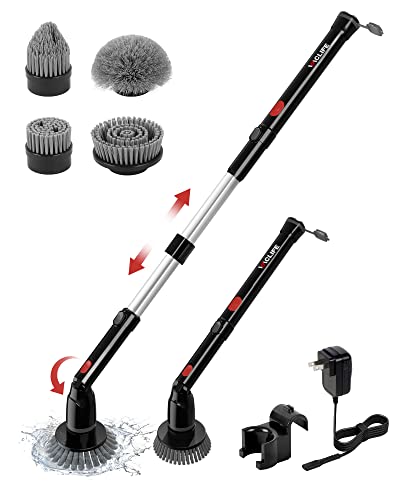 VacLife Cordless Electric Spin Scrubber - Shower Scrubber for Cleaning, ...