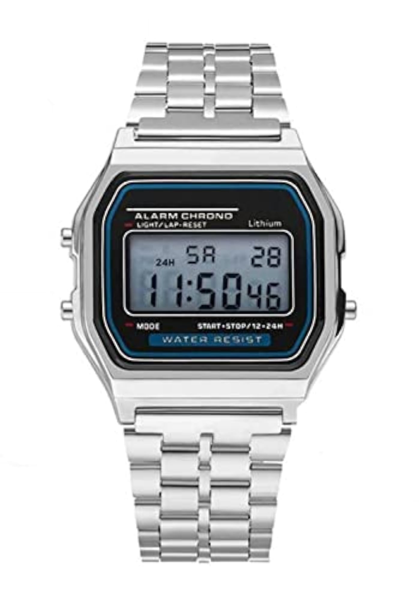 Unisex Premium Digital Square Dial Wrist Watch