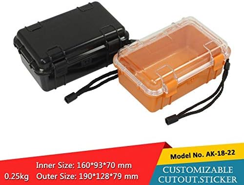 Gimax 19012879mm hot selling abs durable IP76 waterproof enclosure tool case hospital nursing equipment enclosure case - (Color: black)