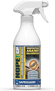 NOPE! CP Silverfish Killer - fast-acting, odourless, stainless Silverfish treatment and repellant for the home (500ml)