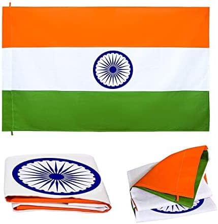 Altrona India Flag II National Flag of India Made of Pure Cotton of Size 27 x 40 Inches made of Pure Khadi Fade Proof Flag