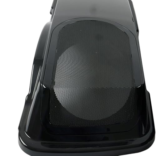 Vivid Black Hard Saddlebag 6x9 Speaker Lids Para Harley Touring Road King Electra Street Glide CVO Ultra Classic 1994-2013 miniatura 7