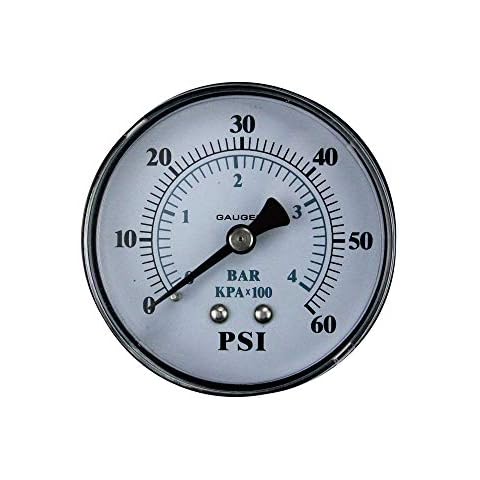 Pool Central 2.5" Back Mount Filter Pressure Gauge Cover