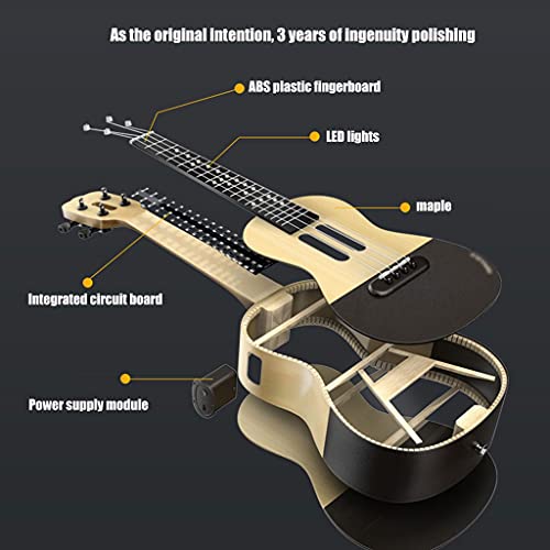 XYF Petite Guitare De 23 Pouces Ukulélé Soprano pour Débutants Kit Ukulélé en Bois Professionnel Ukulélé De Snowboard… - Les Beatles, Paul McCartney, John Lennon, RIngo Starr, George Harrison XYF Petite Guitare De 23 Pouces Ukulélé Soprano pour Débutants Kit Ukulélé en Bois Professionnel Ukulélé De Snowboard… – Image 4