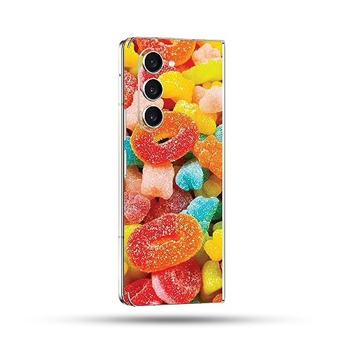 Image of MightySkins Skin Compatible with Samsung Galaxy Z Fold 5 Full Wrap - Gummy Candy | Protective, Durable, and Unique Vinyl Decal wrap Cover | Easy to Apply, Remove, and Change Styles | Made in The USA