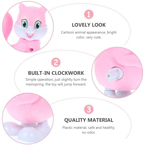 Image of Amitasha 3 Cute Big Jumping Toy Bird, Penguin, Rabbit Key Operated Wind Up Toy for Kids Colorful & Funny Moving Toys for Toddlers /Baby 6-12 Months Pack of 3 (Multicolored)