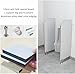 LGEOELIAS Men Urinal Privacy Screen Floor-Mounted Urinal Baffle Public toilet partition with stainless steel fittings, Men Urinal Partition Wall restroom partitions for hotels, bars, schools, 1PCS