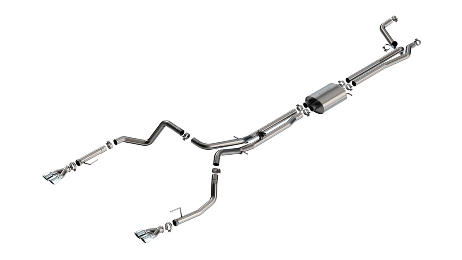 Borla 24-25 Chevy Silverado 1500 (6.2L V8) S-Type Cat-Back Exhaust - 3.5in Chrome Tips