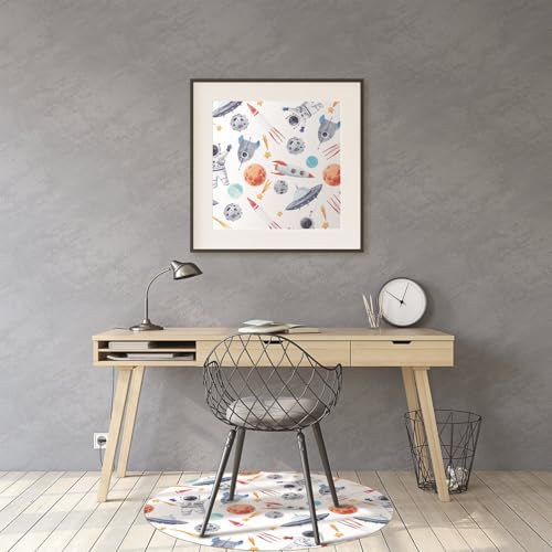 Tapis de sol antidérapant et imperméable protégeant des rayures de chaise - 4