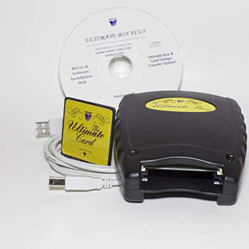 Vikant Embroidery Design Converter For Windows 11, 10, 8, 7 - Ultimate Box Plus W/ Card Ver. I For Pes Brother, Baby Lock, Deco, Simplicity, White And Hus Viking/Husqvarna Embroidery Machines #TOP2