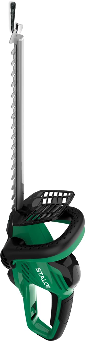 Stalco HTS40 elektryczne nożyce do żywopłotu, 450 W – miecz 450 mm, 1750 SPM, grubość cięcia 16 mm, nóż cięty laserowo, lekkie 2,5 kg, ergonomiczne i bezpieczne