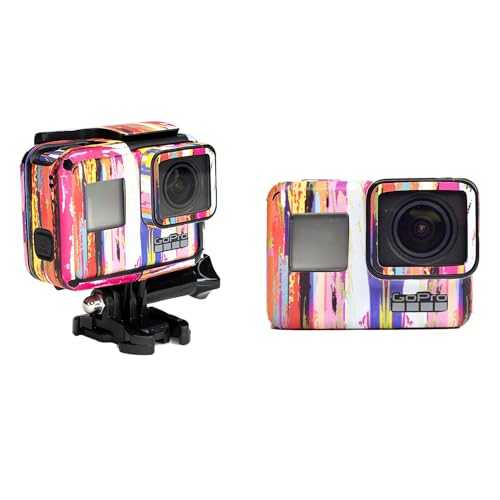 Image of Action Pro Camera Skin Wrap Compatible with GoPro Hero 5 /6 /7 Action Camera