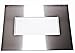 Whirlpool 8303314 Wall Oven Stainless Outer Door Glass