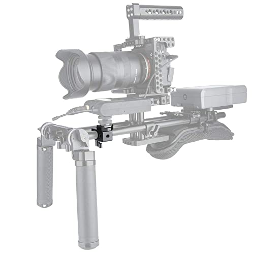 Niceyrig 15Mm Rod Clamp With Cold Shoe Mount Adapter For Camera Dslr Rig Flash Led Light Monitor Video And More #TOP6