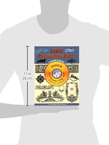 1167 Decorative Cuts (Dover Electronic Clip Art) (CD-ROM and Book)