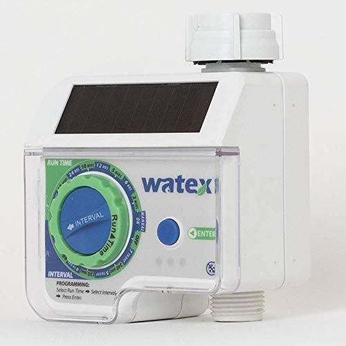Solar Powered Tap Timer, White, Irrigation Tap Timer, Batteries Included. #TOP4