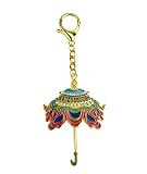 fengshuisale New Feng Shui Umbrella Parasol Keychain W Red String Bracelet W2091