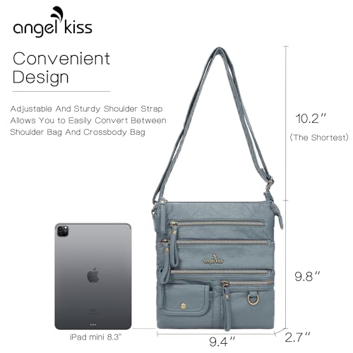Image of Angel Kiss Small Shoulder Bag for Women Crossbody Purses and Handbags Multi Pockets Hobo Bags