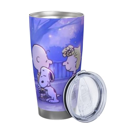 スヌーピー マグカップ コーヒーカップ コンビニカップ 保冷 保温 タンブラー ステンレス製 真空断熱マグ 蓋付き 持ち運び 直接ドリップ 車用 アニメ キャラクター グッズ かわいい プレゼント 600ml