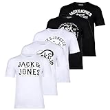 Jack & Jones Lot de 5 t-shirts pour homme