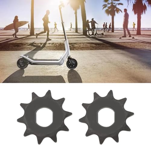 SG Store 2 Stück T8F Motorritzel Motor Synchronisation Kettenrad Kleine Motor Getriebeplatte 10 Zähne Kette für Elektroroller 8x10mm