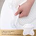 Bath Pillow Luxury Bathtub Pillow, 4D Bath Tub Pillows for Head, Neck and Back Support, Tub Pillow for Bathtub with 6 Non-Slip Suction Cups, Relaxing Bath Accessories Spa Gifts
