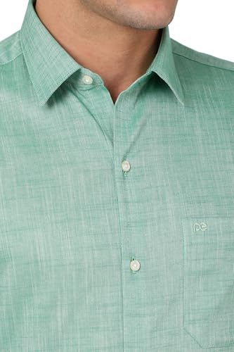 Image of Peter England Men Cotton Regular Fit Formal Shirt