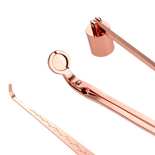 homozy 3 Unidades de aço Inoxidável para Velas Cortador de Pavios para Lamínulas de óleo E Tesoura C