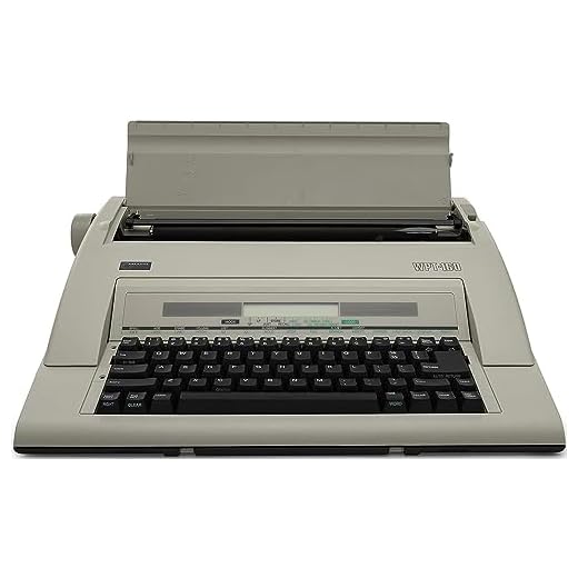 Nakajima WPT-160 Electronic Portable Typewriter with Display and Memory