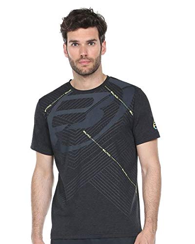 Bullpadel Camiseta Rasem, Hombre, Negro Vigore, S