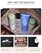 LOVEVOOK Duffle Bag for Travel, Puffer Weekender Gym Bags for Women with Toiletry Bag, Lightweight Carry on Overnight Bag Hospital Bag, Personal Item Bag for Airplanes