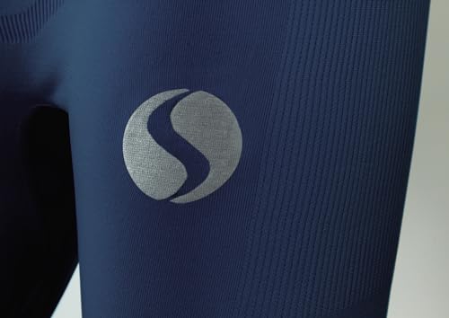 sesto senso Unterziehhose Kinder Jungen Radlerhose Radhose Kurz Unter Shorts Sport Eng 2XS/XS Dunkelblau Navy