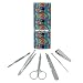 Fishy Lips Pattern Stainless Steel Manicure Pedicure Grooming Beauty Care Travel Kit