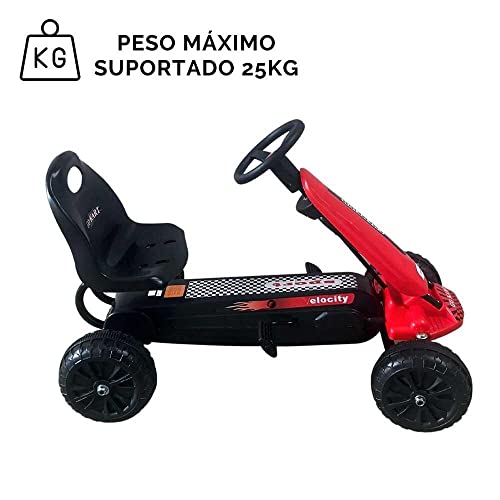 Kart Pedal Infantil Importway BW219VM Vermelho