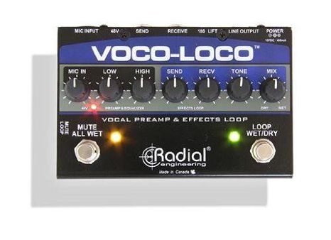 Amazon | 【 並行輸入品 】 Radial Voco Loco Microphone Effects Loop