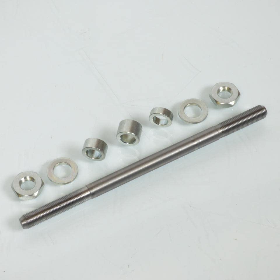 Axe de roue arrière Teknix pour mobylette MBK 50 88 de 1960 à 2002 diamètre 10mm