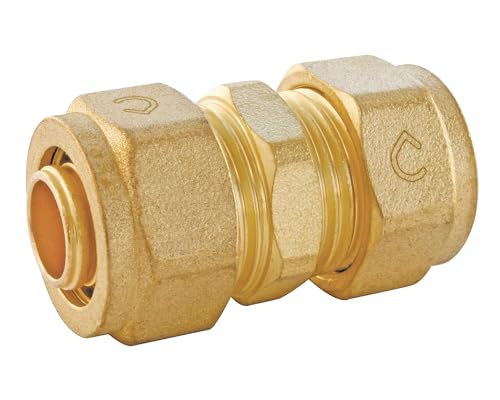 SOMATHERM FOR YOU, Raccord à compression manchon PER Ø16 - Installation facile et rapide - Normé ACS - Compatible avec tube PER - Pression max 10 bars - Température 5°C à 90°C