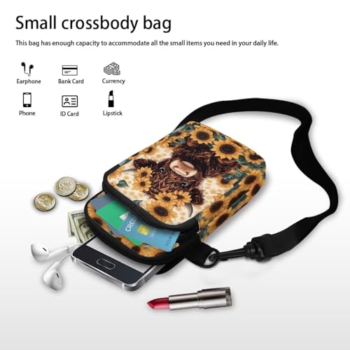 Image of Xpyiqun Small Crossbody Bag Women Phone Purses Sling Shoulder Handbag Cross Body Pouch Wallet Bags