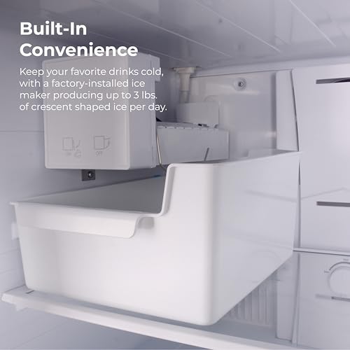 Kenmore 30 in. 18.1 cu. ft. Capacity Refrigerator/Freezer with Adjustable Glass Shelving, Humidity Control Crispers, Ice Maker, ENERGY STAR Certified, Fingerprint Resistant Stainless Steel on Fridge.com