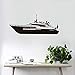 Produktbild Qliyt 145 * 58 Cm Große Motorboot Yacht Wandaufkleber Jungen Zimmer Wand Dekorative Vinyl Hohe Qualität Aushöhlen Wohnkultur Wandbild